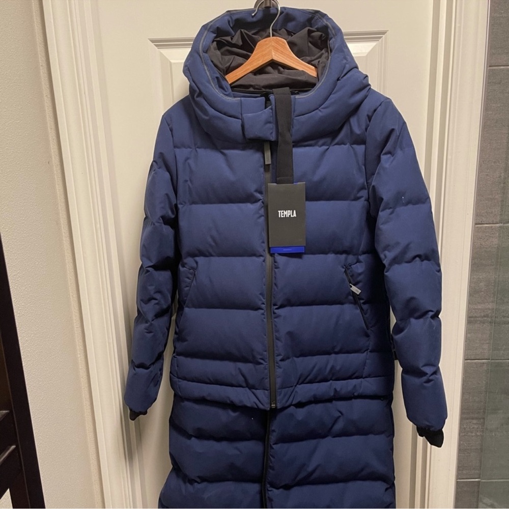 TEMPLA 3L Verba convertible down coat NWT